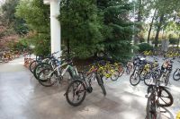 south_campus_1_bikes_in_front_of_lanugage_building_autumn_2017